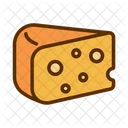 Cheese Cheddar Piece Icon
