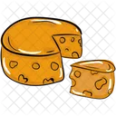 Cheese Butter Block Cheese Block Icon