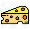 Cheese Piece Milk Icon