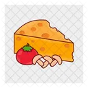 Cheese Slice Tomato Icon