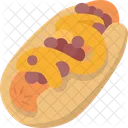 Cheese Hot Dog Icon