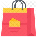 Cheese Bag Cheese Shopping Paper Bag Icon