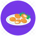 Cheese Balls Cuisine Fast Food Icon