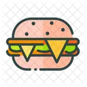 Cheese Burger Fast Food Food Icon