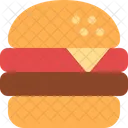 Cheese Burger Snack Icon