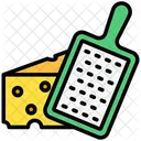 Cheese Grater Grater Kitchen Icono