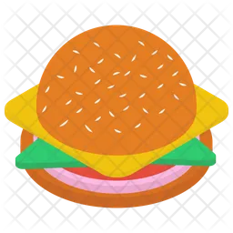 Cheese Hamburger  Icon
