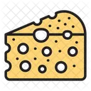 Cheddar Mozzarella Cheese Icon
