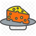 Cheese Plate Cheese Cooking Icon