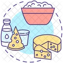 Cheese production  Icon