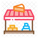 Cheese Shop Dairy Icon