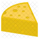 치즈 슬라이스  아이콘