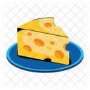 Cheese Slice Cheddar Cheese Fresh Cheese Icon