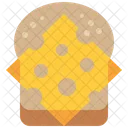 Cheese Toast Bread Icon