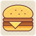 Cheeseburger Burger Fastfood Symbol