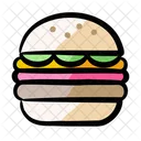 Cheeseburger Hamburger Burger Icon