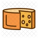 Formaggio Formaggio Cheddar Fetta Icon