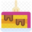 Cheesecake Food And Restaurant Bakery Icon