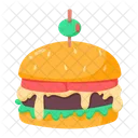 Cheesy Burger  Icon
