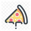 Cheesy Pizza Food Icon