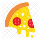 Cheesy Pizza Slice  Icon