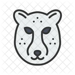 Cheetah Face  Icon