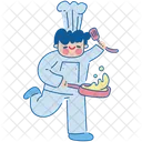 Chef Cooking Man Icon