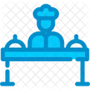 Koch Professionell Kulinarisch Symbol