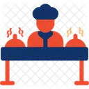 Koch Professionell Kulinarisch Symbol