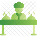 Koch Professionell Kulinarisch Symbol