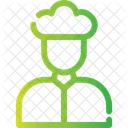 Koch Professionell Kulinarisch Symbol