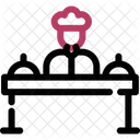 Koch Professionell Kulinarisch Symbol