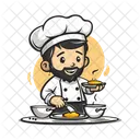 Cuisinier Cuisine Cuisine Icône
