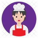 Chefe Avatar Cozinheiro Ícone