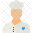 Chef Baker Man Avatar Icon