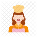 Chef Female Avatar Icon