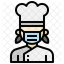 Chef Cooker Woman Icon