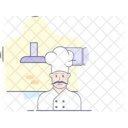 Chefe de cozinha  Ícone