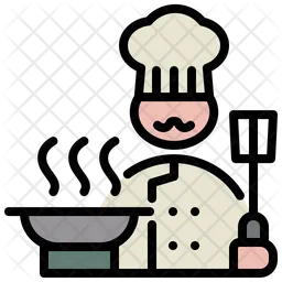 Chefe de cozinha  Ícone