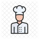 Chef Baking Kitchen Management Icon