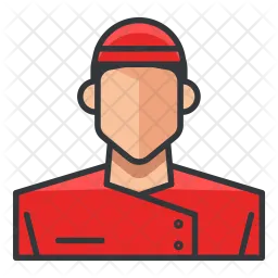 Cocinero asiático  Icono