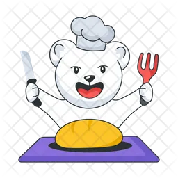 Chef Bear  Icon