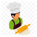 Chef de padaria  Ícone