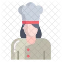 Chef feminina  Icon