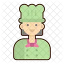 Chef Mulher Ícone