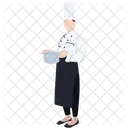 Chef feminina  Ícone