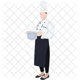 Chef feminina  Ícone