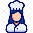 Chef feminina  Ícone