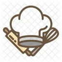 Chef Hat And Utensils Cook Hat Cook Icon
