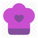 Chef Hat Heart Icon